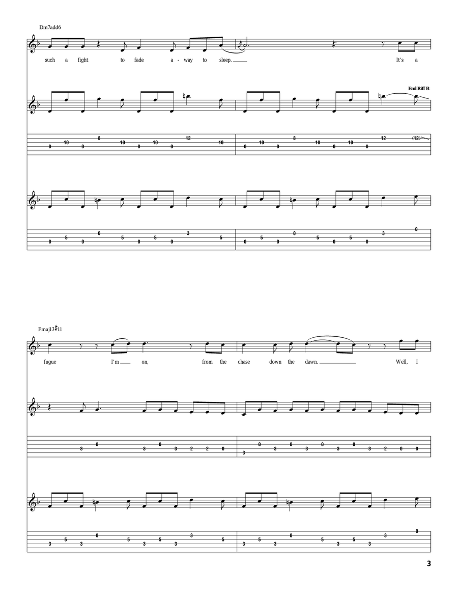 Bar-Ba-Sol Bar-Ba-Sol Acoustic Guitar scores gallery preview page 3