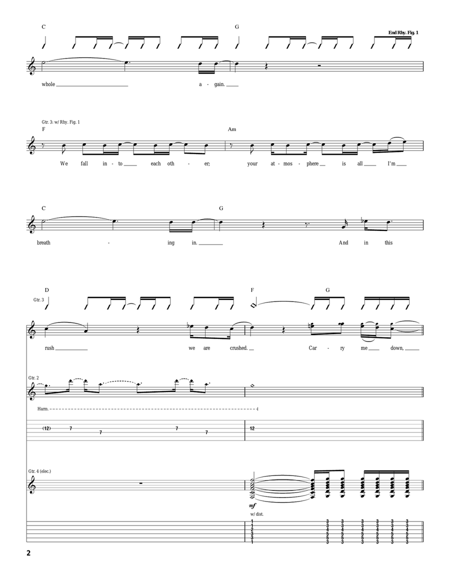 Avalanche Avalanche Acoustic Guitar scores gallery preview page 2