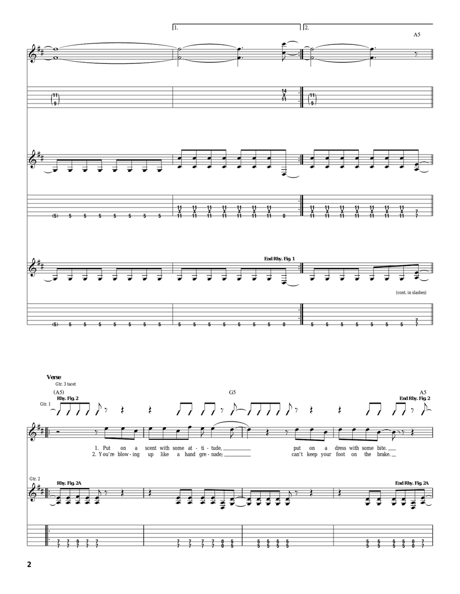 Kiss On The Neck Kiss On The Neck Acoustic Guitar scores gallery preview page 2