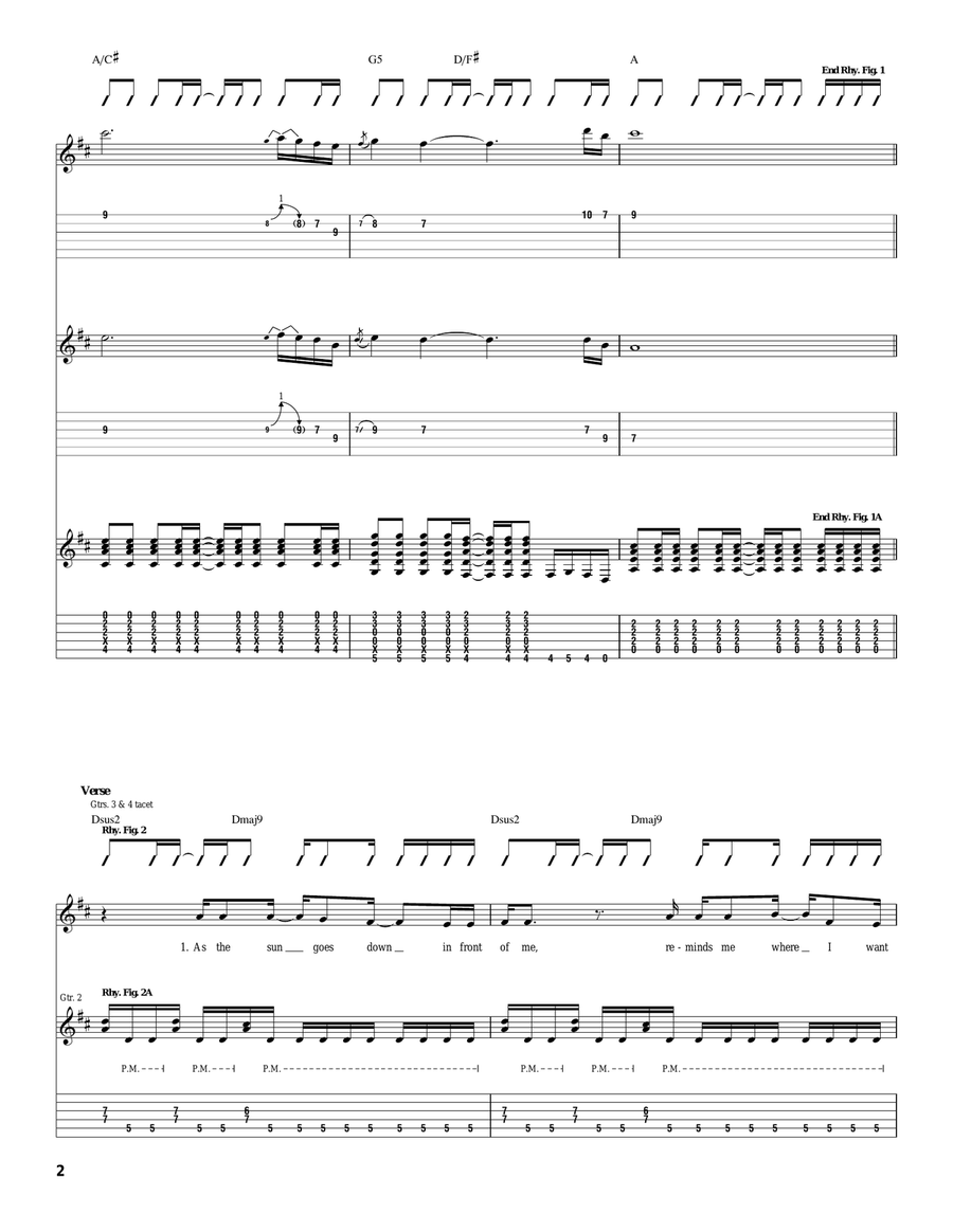 Heroes Heroes Acoustic Guitar scores gallery preview page 2