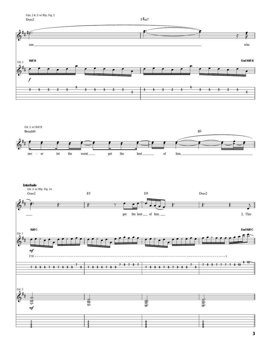 Mr. Sensitive Mr. Sensitive Acoustic Guitar scores gallery preview page 3