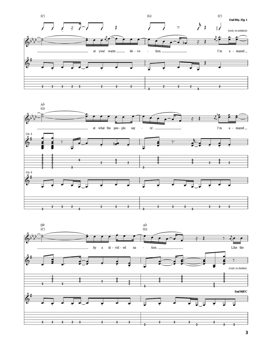 I'm Amazed I'm Amazed Acoustic Guitar scores gallery preview page 3