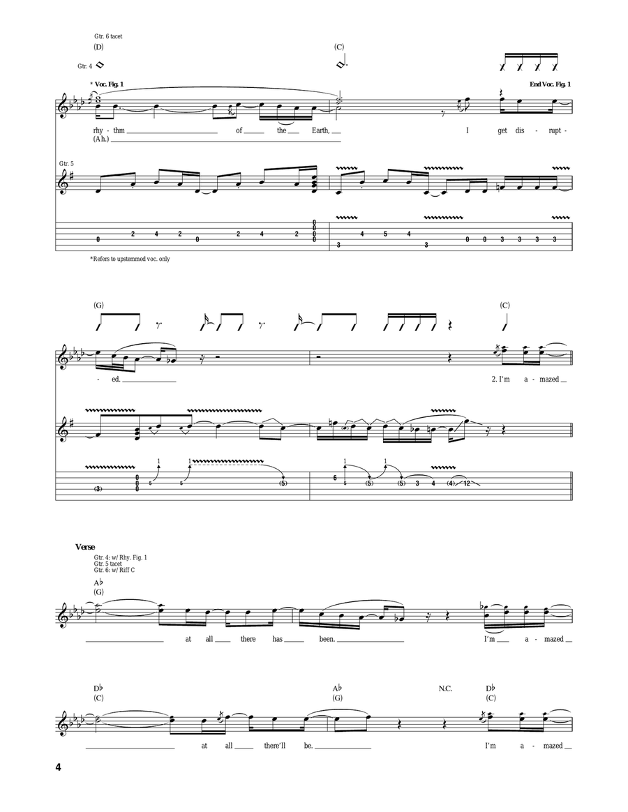 I'm Amazed I'm Amazed Acoustic Guitar scores gallery preview page 4