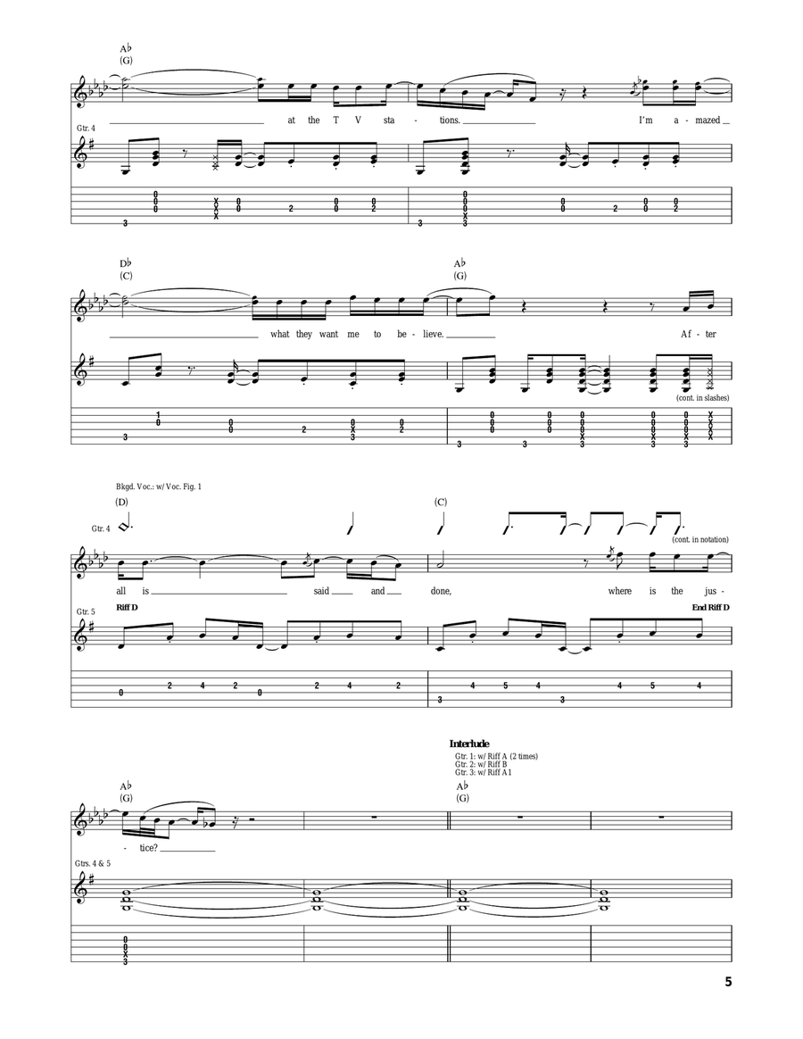 I'm Amazed I'm Amazed Acoustic Guitar scores gallery preview page 5