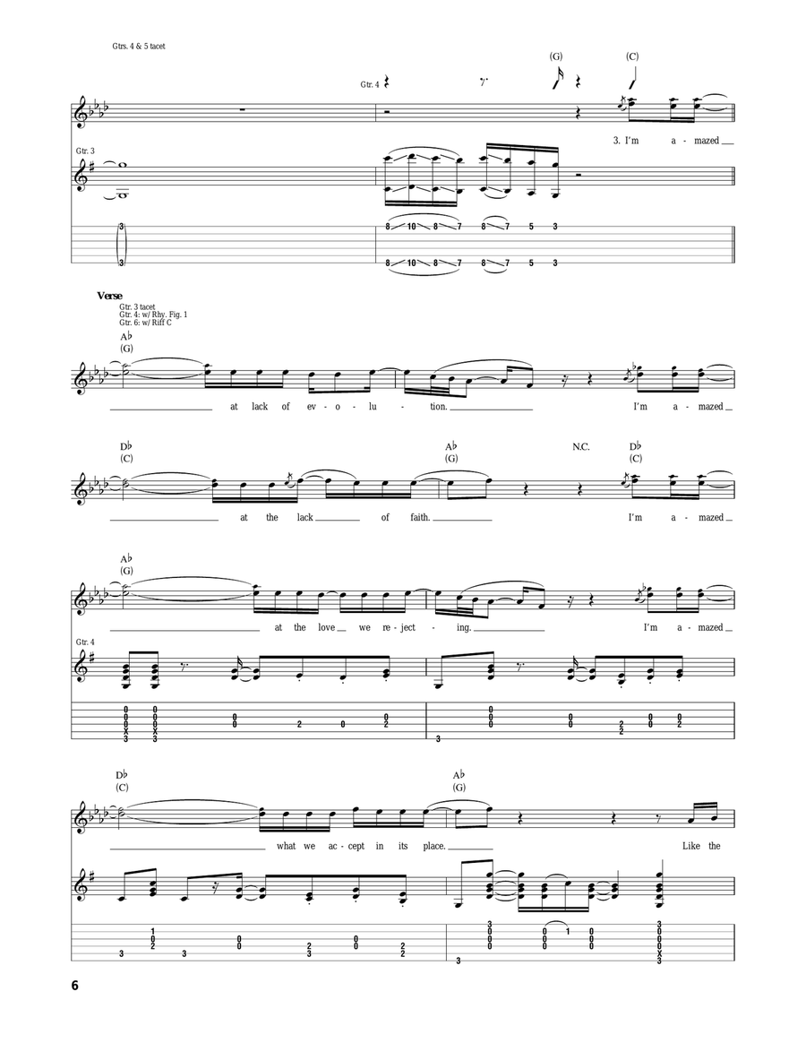 I'm Amazed I'm Amazed Acoustic Guitar scores gallery preview page 6