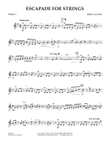 Escapade for Strings - Violin 1