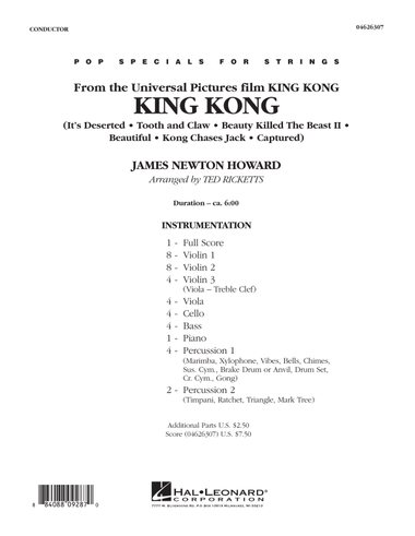 King Kong - Full Score