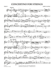 Concertino For Strings - Violin 1 mini preview