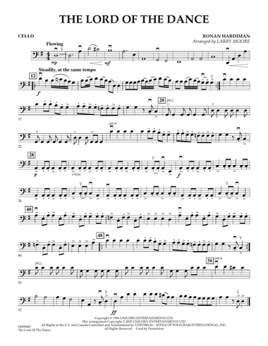 Lord Of The Dance - Cello