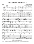 Lord Of The Dance - Piano