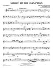 March Of The Olympians - Bb Clarinet 2
