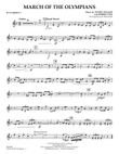 March Of The Olympians - Bb Clarinet 3