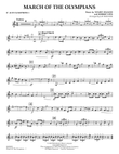 March Of The Olympians - Eb Alto Saxophone 1