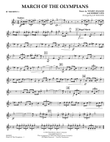 March Of The Olympians - Bb Trumpet 1