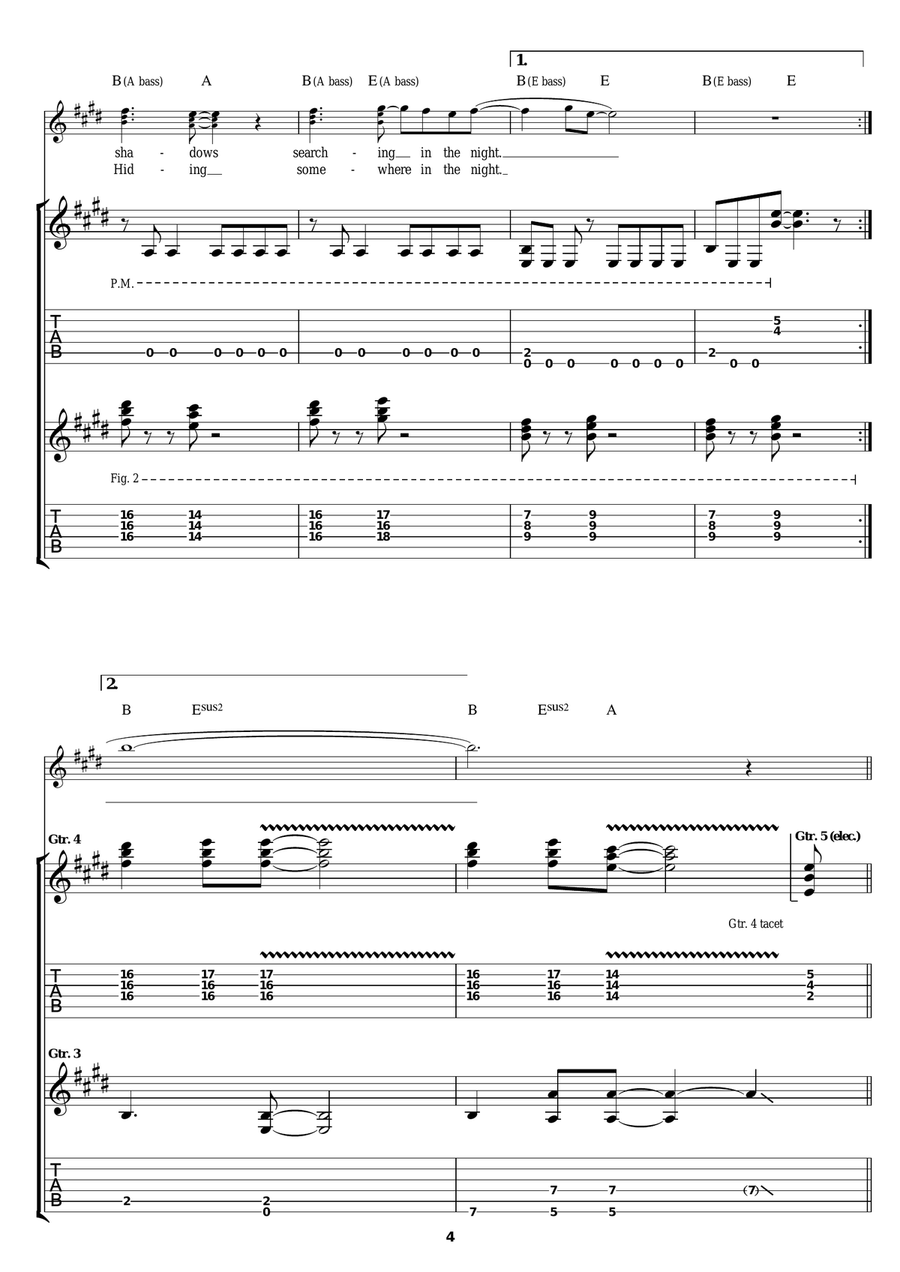 Don't Stop Believin' Don't Stop Believin' Acoustic Guitar scores gallery preview page 4