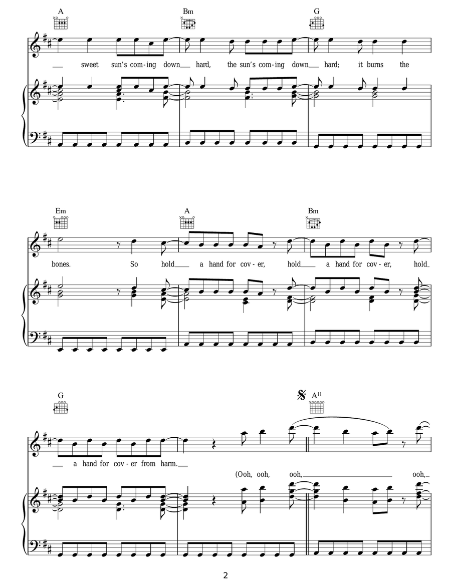 Fader Fader Acoustic Guitar scores gallery preview page 2