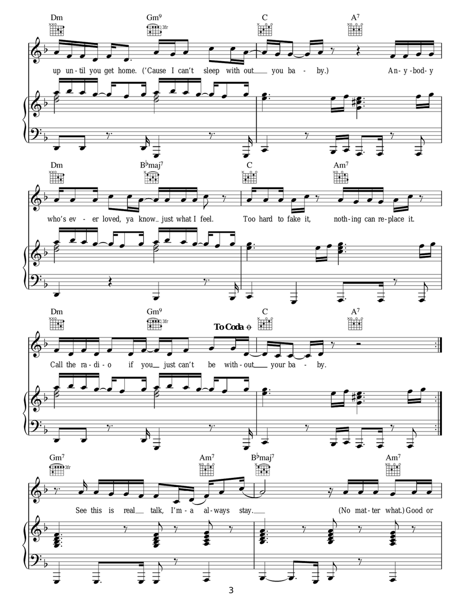 Be Without You Be Without You Acoustic Guitar scores gallery preview page 3