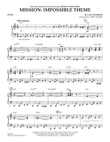 Mission: Impossible Theme - Piano