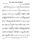 We Are The World - Bb Tenor Saxophone