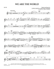 We Are The World - Flute