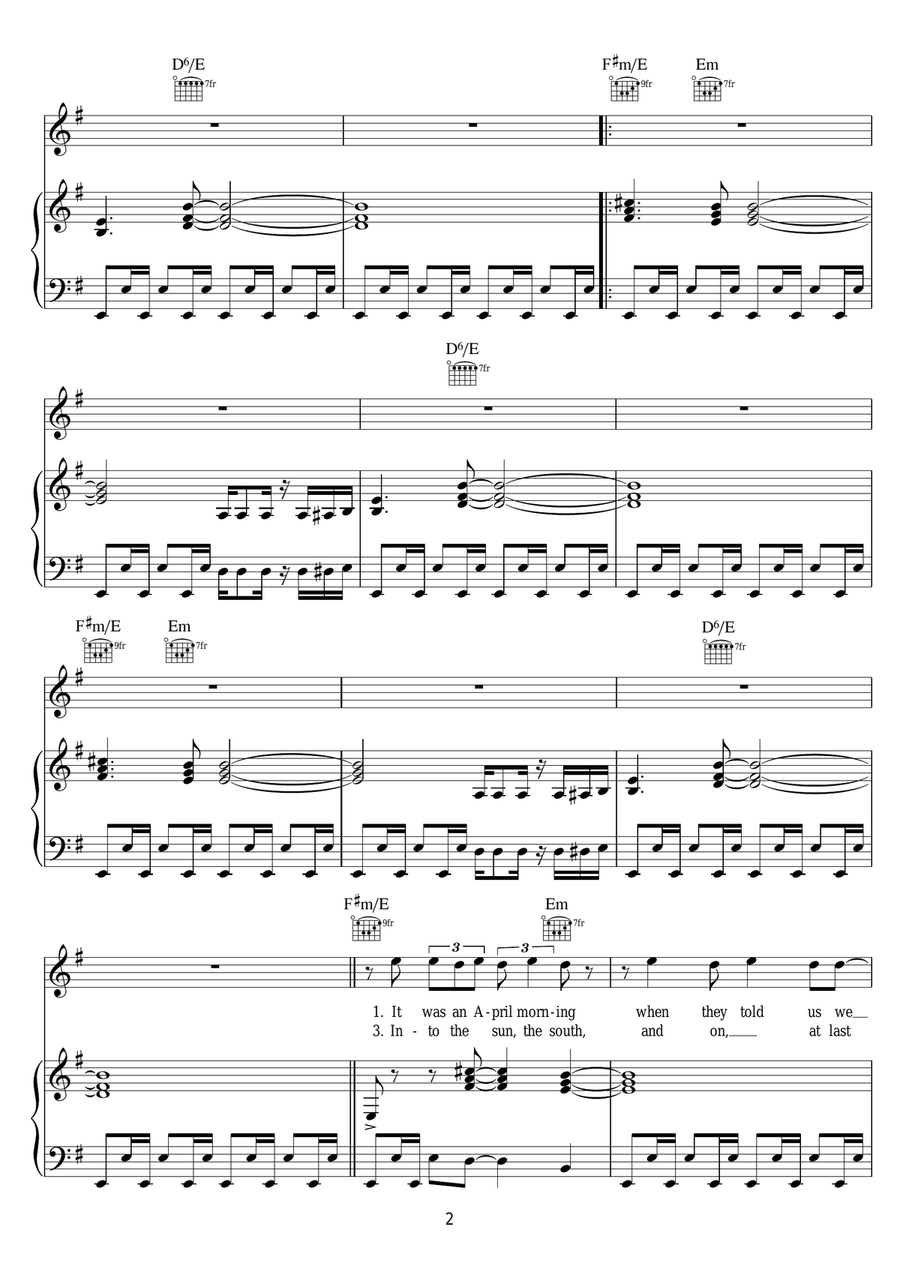 Achilles Last Stand Achilles Last Stand Acoustic Guitar scores gallery preview page 2