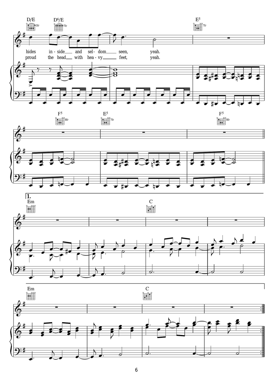 Achilles Last Stand Achilles Last Stand Acoustic Guitar scores gallery preview page 6