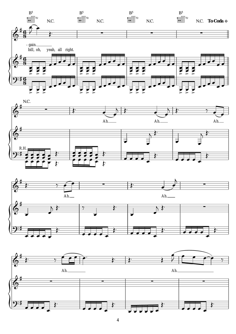 Dazed And Confused Acoustic Guitar scores gallery preview page 4