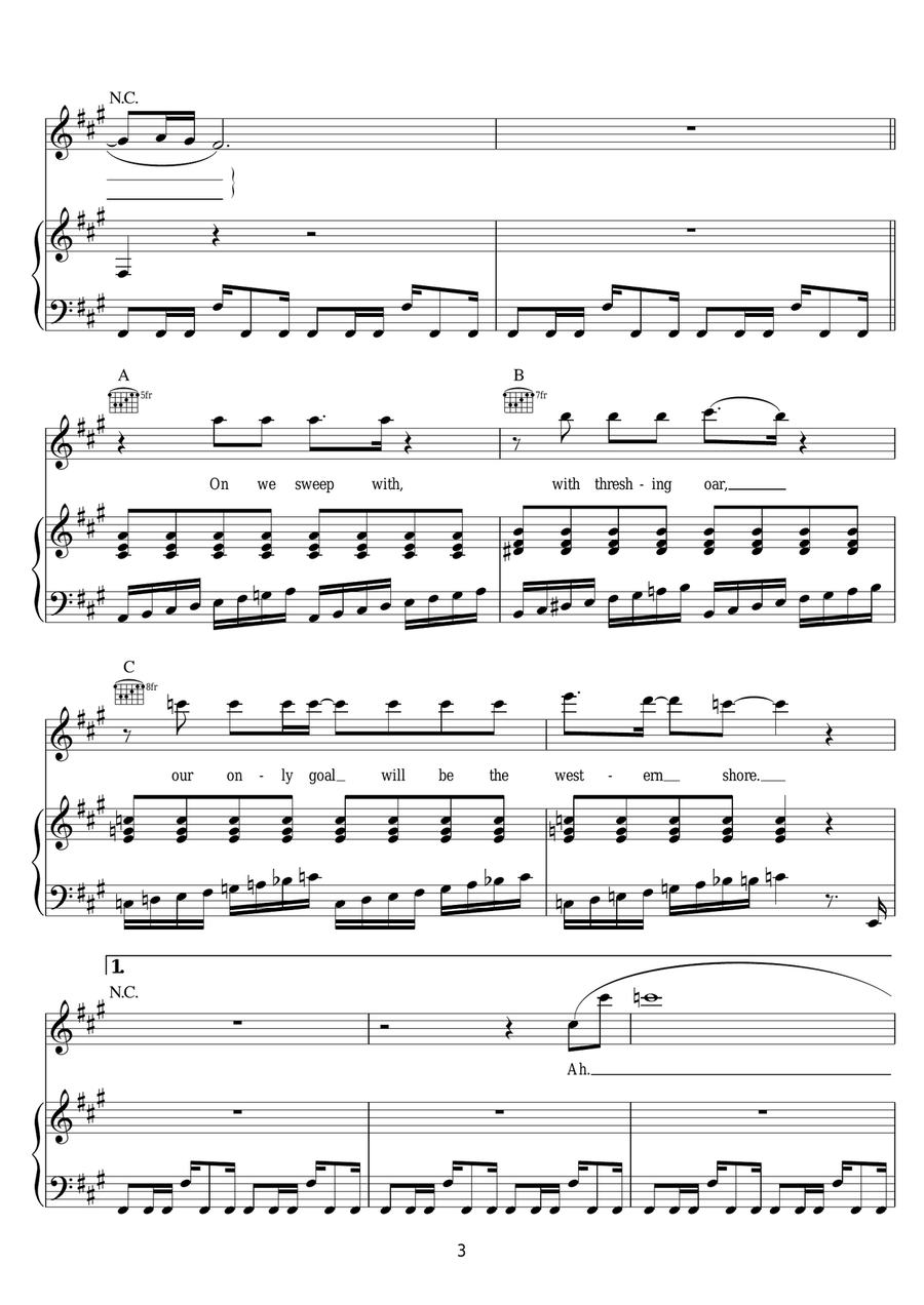 Immigrant Song Immigrant Song Acoustic Guitar scores gallery preview page 3