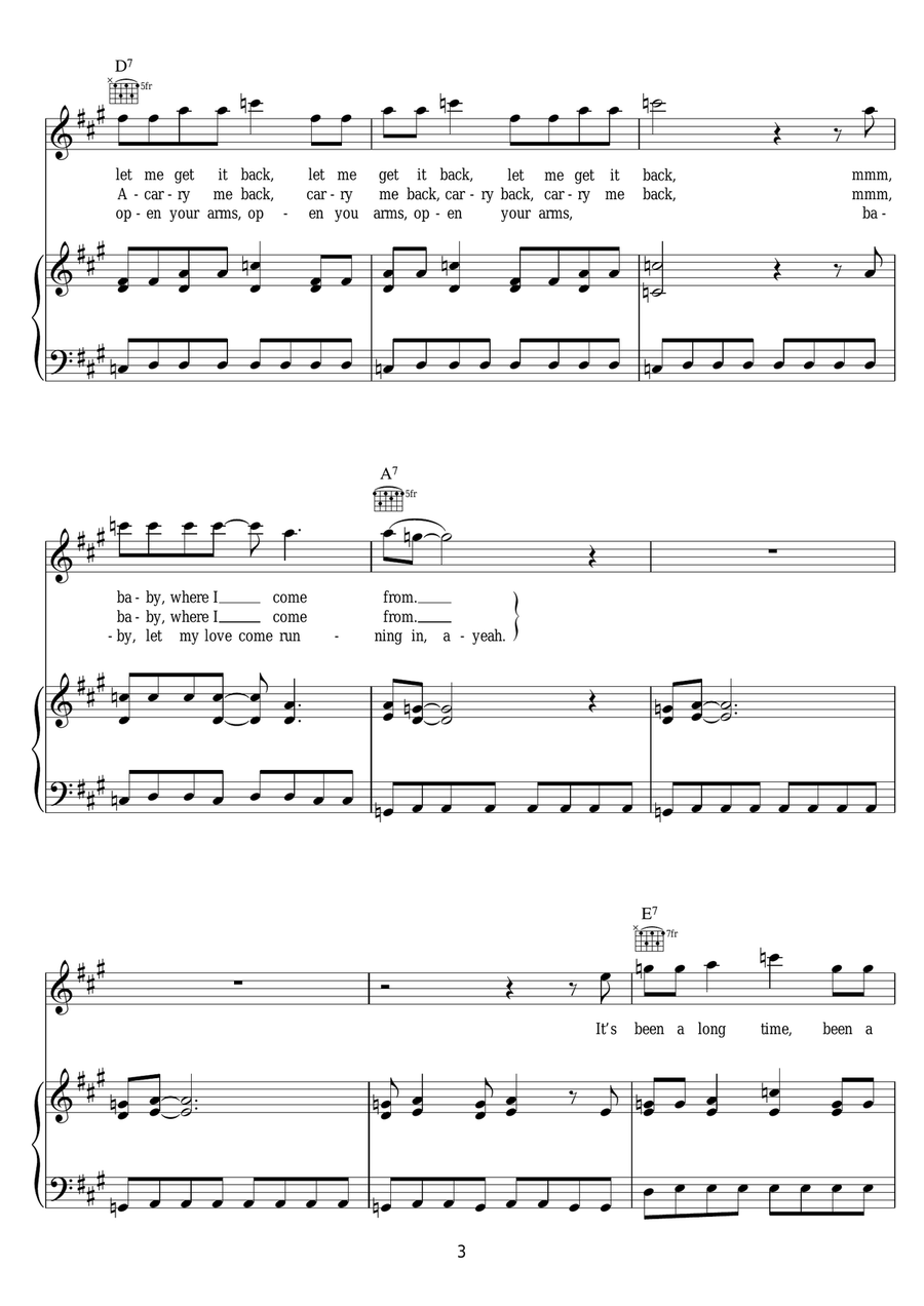 Rock And Roll Rock And Roll Acoustic Guitar scores gallery preview page 3