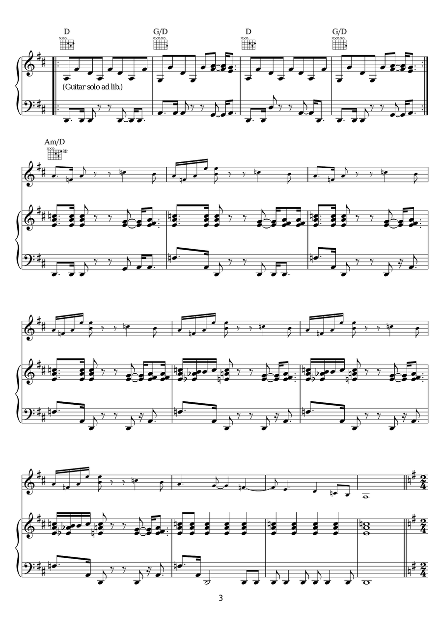 Song Remains The Same Song Remains The Same Acoustic Guitar scores gallery preview page 3