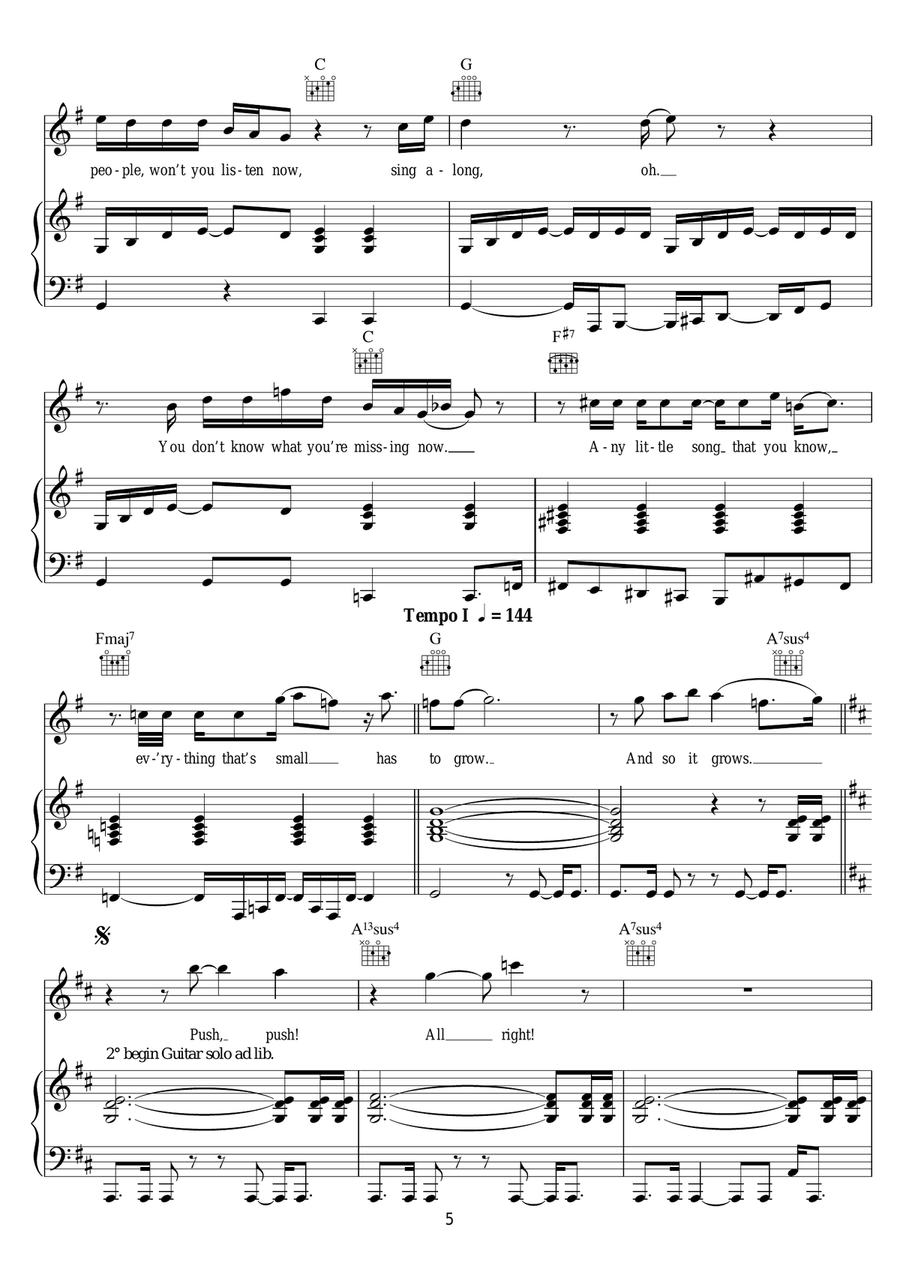 Song Remains The Same Song Remains The Same Acoustic Guitar scores gallery preview page 5