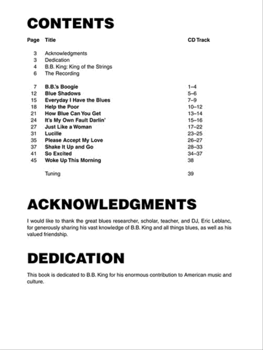 B.B. King – Blues Legend Electric Guitar scores gallery preview page 3