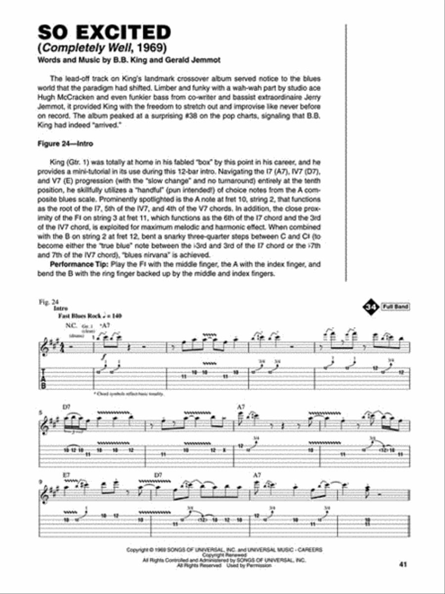 B.B. King – Blues Legend Electric Guitar scores gallery preview page 4