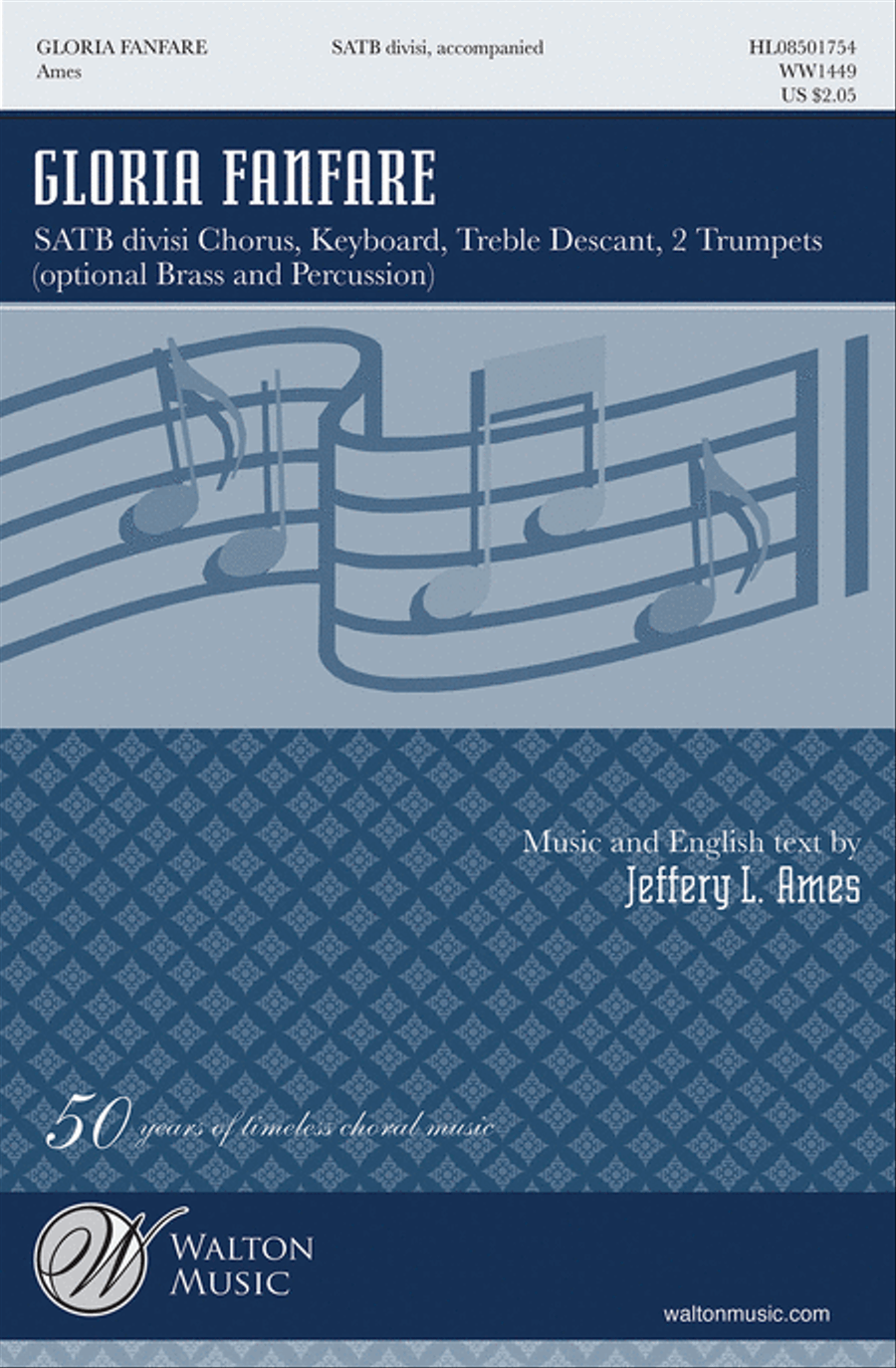 Gloria Fanfare - SATB divisi (Vocal Score) Divisi scores gallery preview page 1