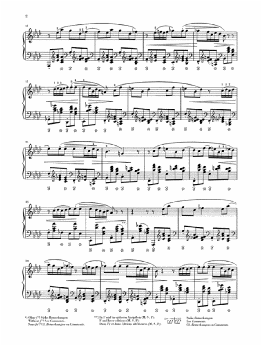 Ballade in F minor Op. 52 Piano Solo scores gallery preview page 3