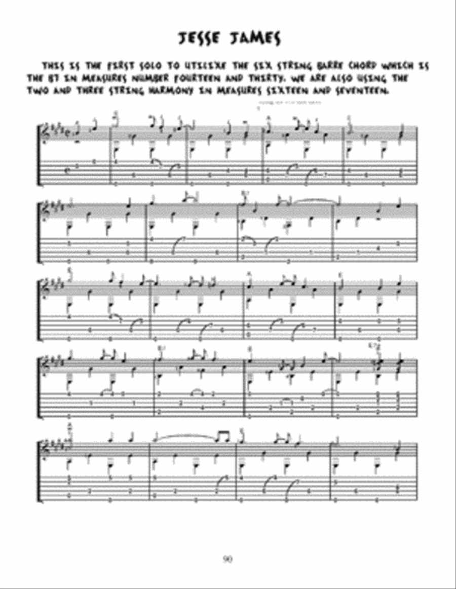Fingerpicking Guitar Tune Book Electric Guitar scores gallery preview page 5