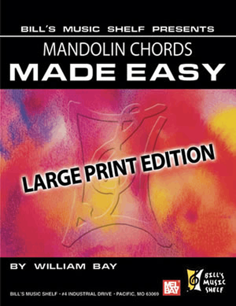 Mandolin Chords Made Easy, Large Print Edition Mandolin scores gallery preview page 1