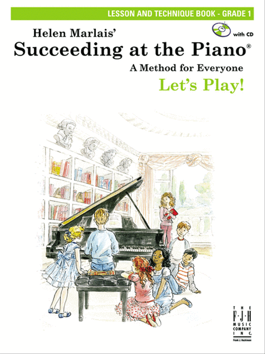 Succeeding at the Piano Lesson and Technique Book - Grade 1 (with CD) Piano Method scores gallery preview page 1