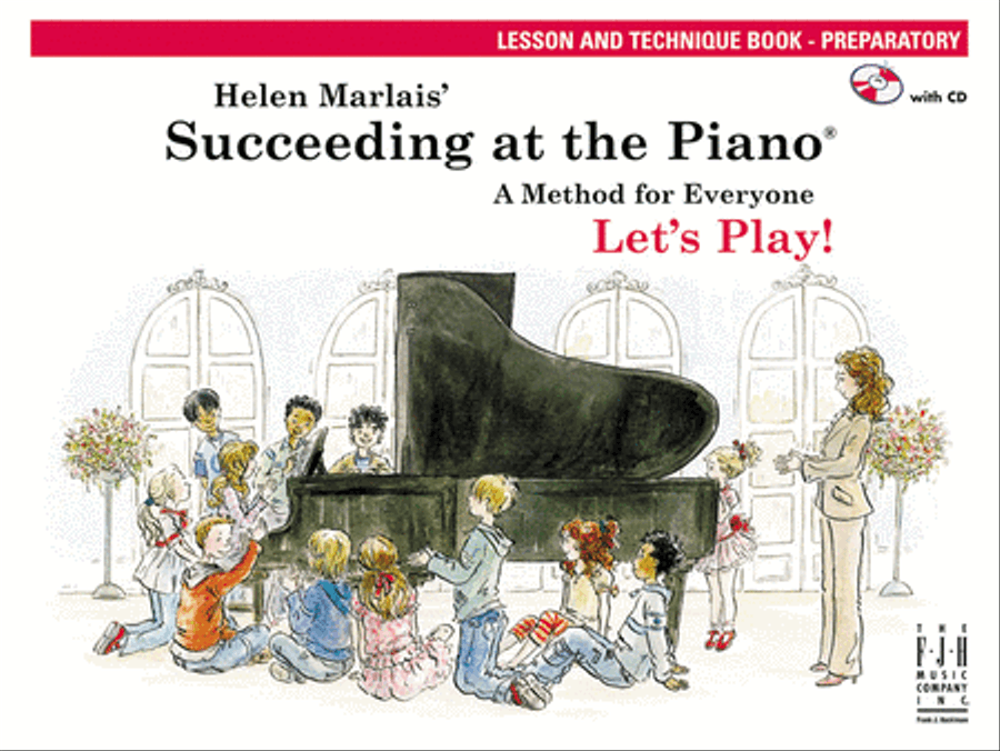 Succeeding at the Piano -- Lesson and Technique w/CD -- Preperatory Piano Method scores gallery preview page 1