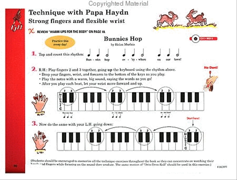Succeeding at the Piano -- Lesson and Technique w/CD -- Preperatory Piano Method scores gallery preview page 3