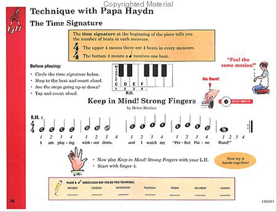 Succeeding at the Piano -- Lesson and Technique -- Preperatory Piano Method scores gallery preview page 3