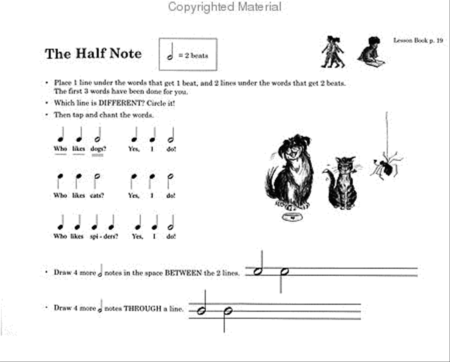 Succeeding at the Piano -- Lesson and Technique -- Preperatory Piano Method scores gallery preview page 4