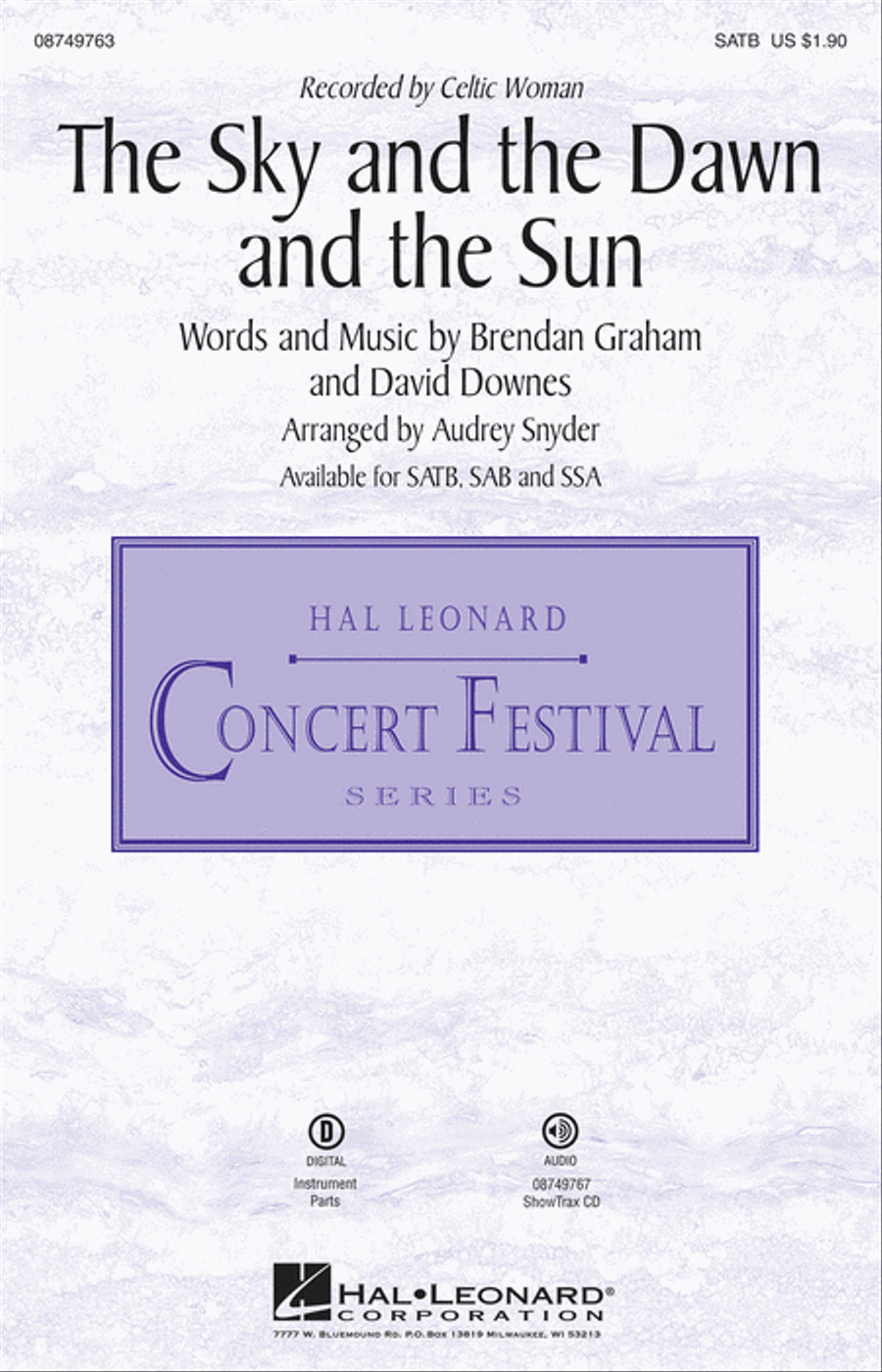 The Sky and the Dawn and the Sun - ShowTrax CD Flute scores gallery preview page 1