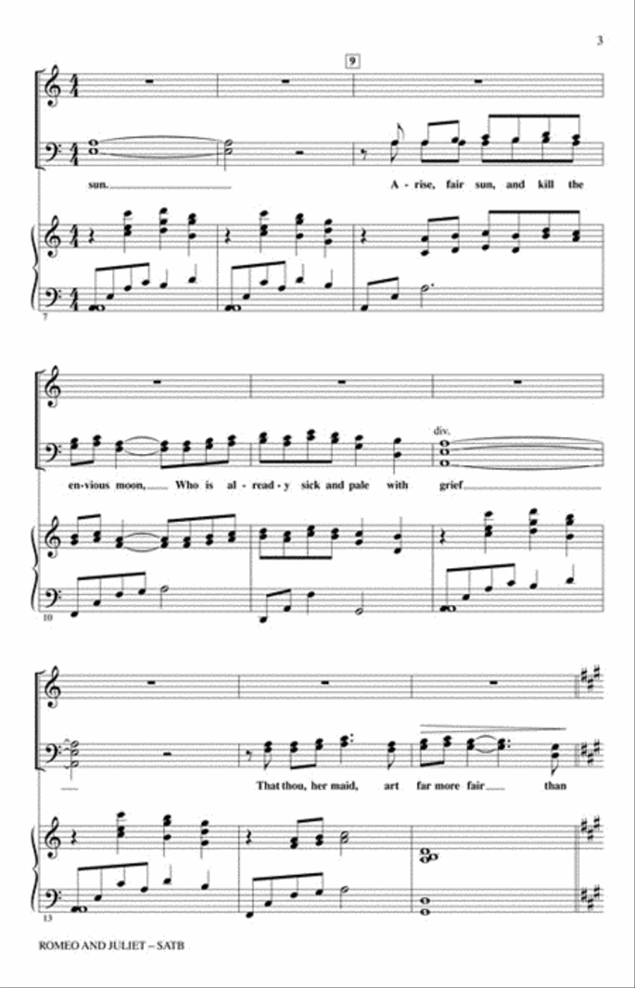 Romeo and Juliet 4-Part scores gallery preview page 3