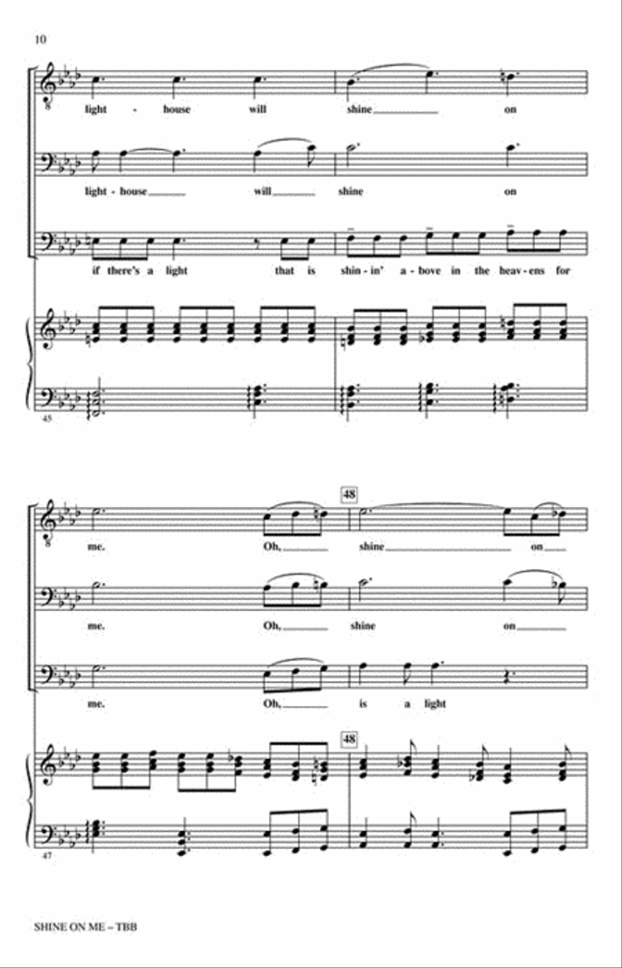Shine on Me Shine on Me 3-Part scores gallery preview page 3