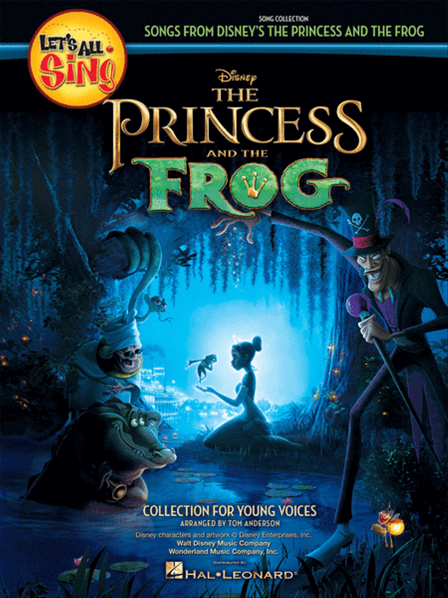 Let's All Sing Songs from Disney's The Princess and the Frog Choir scores gallery preview page 1