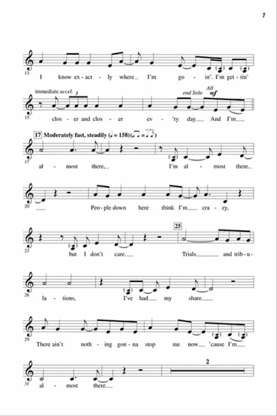 Let's All Sing Songs from Disney's The Princess and the Frog Choir scores gallery preview page 4