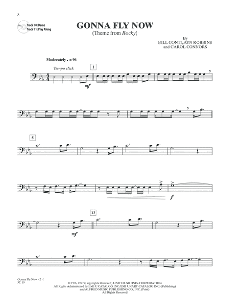 Classic Movie Instrumental Solos Trombone scores gallery preview page 3