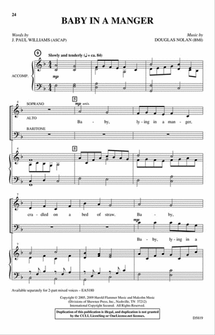 A Song Is Born Choir scores gallery preview page 4