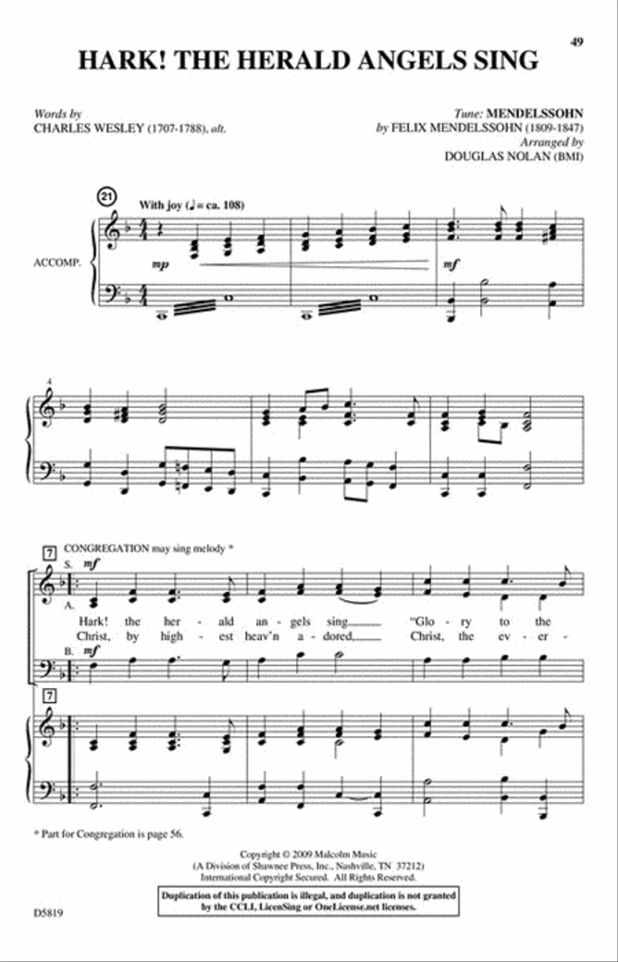 A Song Is Born Choir scores gallery preview page 7